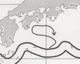 紀南周辺の海流図（３月１９日発行）