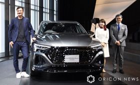 『Audi charging hub』オープン記者発表会の様子 （C）ORICON NewS inc.