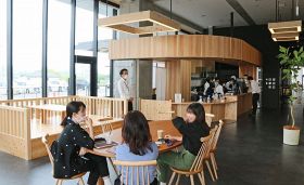 新庁舎カフェがプレオープン