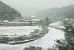 冬至に今季一番の冷え込み　龍神村は一面銀世界、和歌山