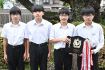 田辺の花房夕・落合組が優勝　和歌山県中学卓球大会、男子ダブルスで