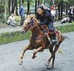 「競べ馬」／本番に向け試走／みなべ須賀神社　祭りムード高まる