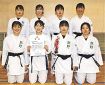 熊野女子が団体組手３位、全国へ　近畿高校空手道大会