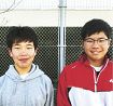 山中・高石組（印南）が優勝／県中学ソフトテニス