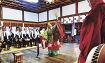 暁の祭典で「浦安の舞」奉納　田辺祭、コロナで祭事は中止