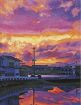神島･廣畑さんの油絵､近畿へ　タイトルは｢暁｣､高校総合文化祭