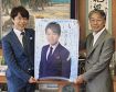 新曲発表を田辺市長に報告　田辺大蔵さんが「いにしえの人」