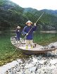 世界遺産を川舟で　熊野古道「安居の渡し」復活、和歌山