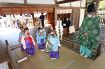健康願い稚児が奉幣　白浜の日神社で例大祭