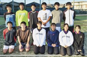 県高校新人大会／田辺が男女で健闘／軟式テニス　個人は５組が近畿へ