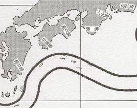 紀南周辺の海流図（１１月１５日付）