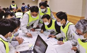 大地震に備え対策本部の運営訓練　田辺市