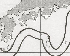 紀南周辺の海流図（１２月１４日発行）