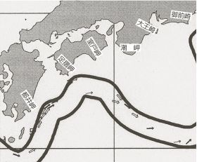 紀南周辺の海流図（１１月１５日発行）