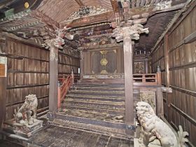 和歌山市中之島にある志磨神社（和歌山県教委提供）