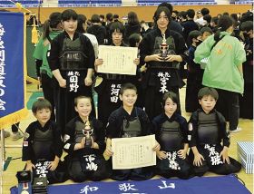 梅花（みなべ町）が２部門で３位／兵庫の少年剣道大会