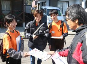 住民に「喜ばれる存在」目指して　摂南大の学生が和歌山・すさみ町の周参見で活動