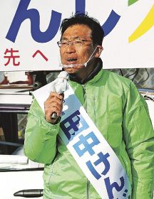 ２陣営　支持拡大に躍起／終盤の上富田町長選