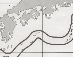 紀南周辺の海流図（４月１７日発行）
