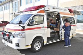 新しい救急車配備／串本消防署が運用開始