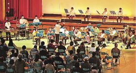吹奏楽部が定期演奏会／串本古座高／４年ぶりに住民も招く