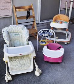 田辺市社会福祉協議会が取り組む介護・育児用品のリサイクルで「譲りたい」に登録された育児用品の一部