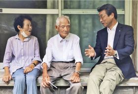 「達者で暮らして」／古座川／町長が高齢者訪問