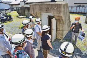 地下の海軍無線送信所跡公開　串本に残る戦争遺跡