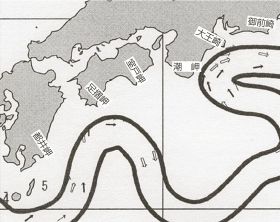 紀南周辺の海流図（６月２１日発行）
