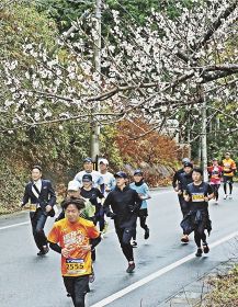 早春の上富田駆ける／紀州口熊野マラソン