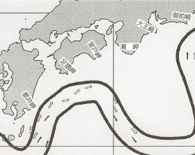 紀南周辺の海流図（９月２９日発行）