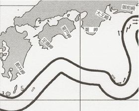 紀南周辺の海流図（１１月２日発行）