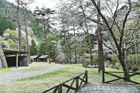 森林公園丹生ヤマセミの郷のキャンプ場（和歌山県田辺市龍神村丹生ノ川で）