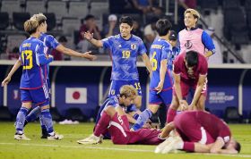 日本４強、五輪へあと１勝／サッカー　カタールに４―２