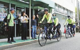 和歌山－千葉を９日間で走破　視覚障害者も乗れる「タンデム自転車」知って