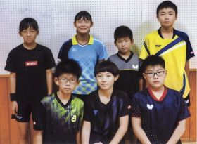 田辺の小中学生７人近畿へ　卓球、県大会で上位