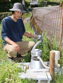 住民整備の小水力発電が稼働　那智勝浦町色川地区
