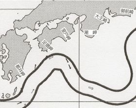 紀南周辺の海流図（１１月３０日発行）