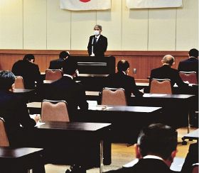 県立高校の校長ら４５人が出席した県立学校長会（１４日、和歌山市で）