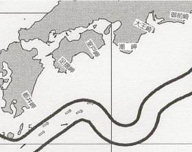 紀南周辺の海流図（３月２３日発行）