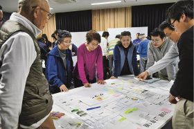 避難所の運営考える　串本で防災体験ゲーム