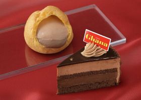 『＜ガーナ＞濃厚チョコケーキ』『ジャンボシュークリーム（ガーナ）』