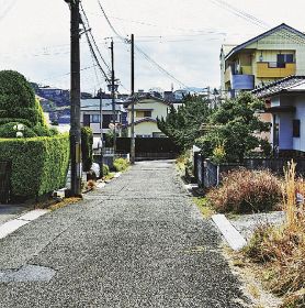 地価が上昇した上富田町南紀の台の住宅地