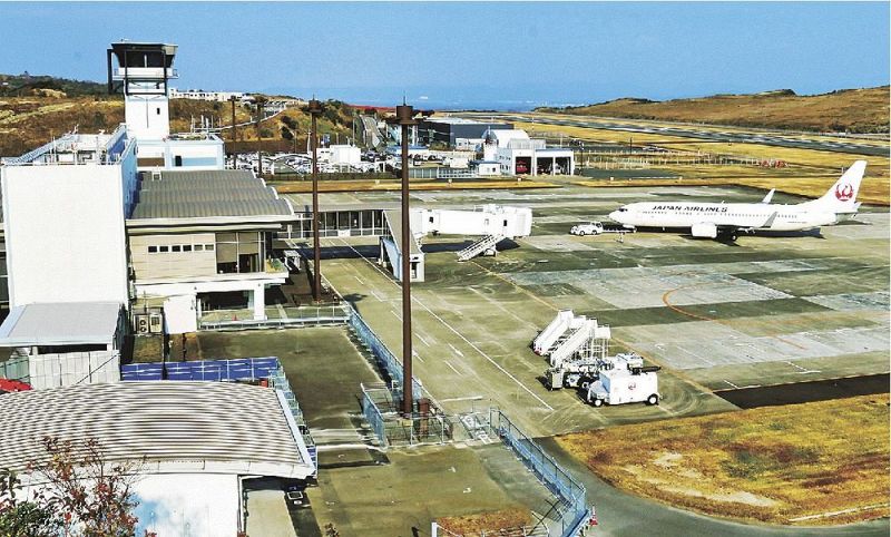 旅客数が過去最高を更新した南紀白浜空港（２０１９年１２月、白浜町で）