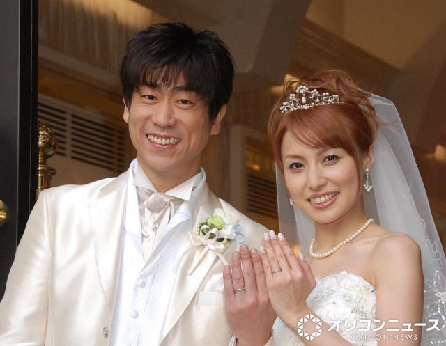 原口あきまさ＆福下恵美夫妻　※写真は挙式時の模様 （C）ORICON NewS inc.