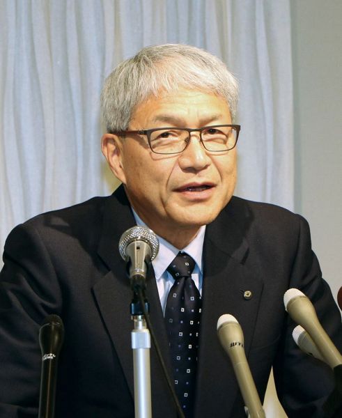 次期知事選に立候補を表明する副知事の宮﨑泉氏（和歌山市で）