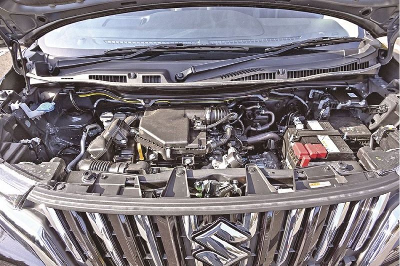 １．２リットル３気筒エンジンの搭載により燃費性能が向上した