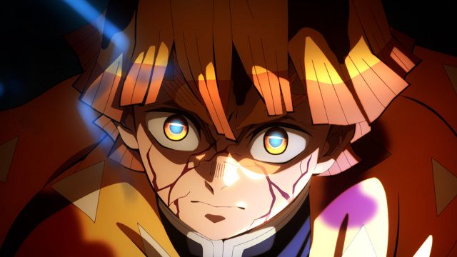 『劇場版「鬼滅の刃」無限城編 第一章 猗窩座再来』の場面カット　(C)吾峠呼世晴／集英社・アニプレックス・ufotable