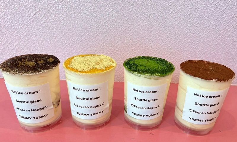 ４種類の味がある「スフレグラッセ」