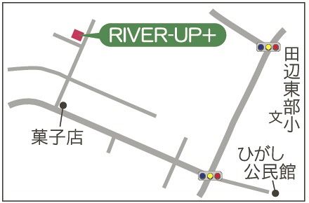 「ＲＩＶＥＲ―ＵＰ＋」の地図